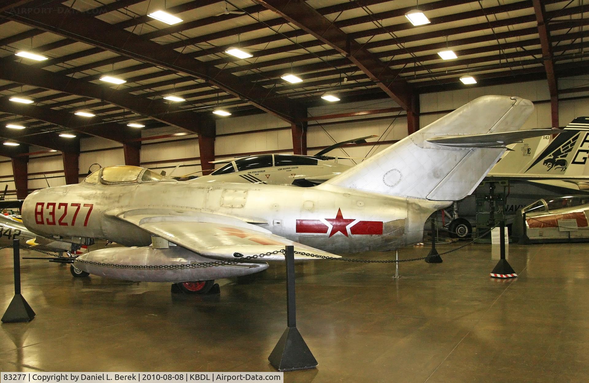 83277, Mikoyan-Gurevich MiG-15 C/N 83277, This aircraft has now been moved indoors and is undergoing full refurbishing at NEAM.