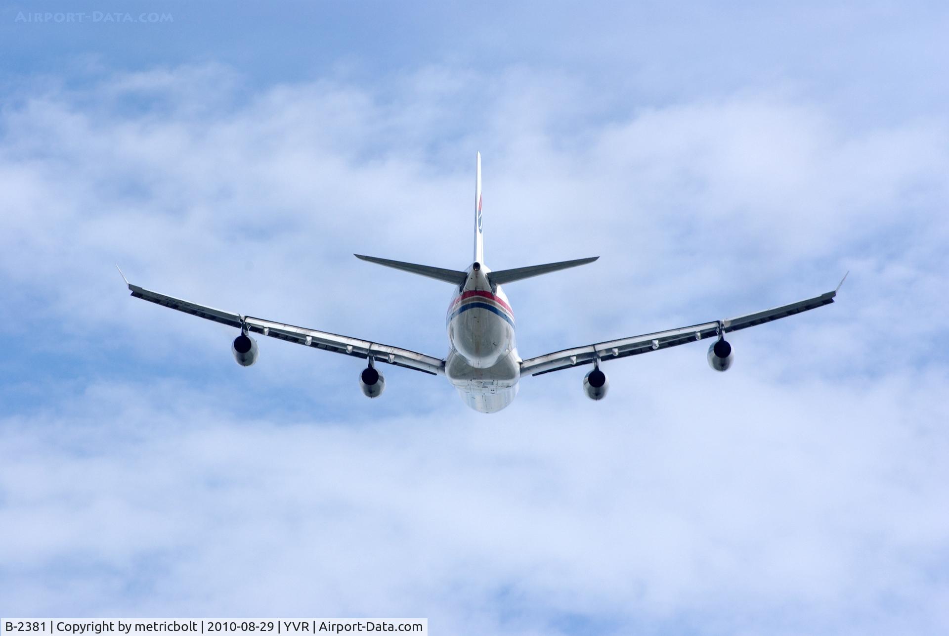 B-2381, 1996 Airbus A340-313X C/N 131, Bye,Bye,Vancouver....on my way to Shanghai