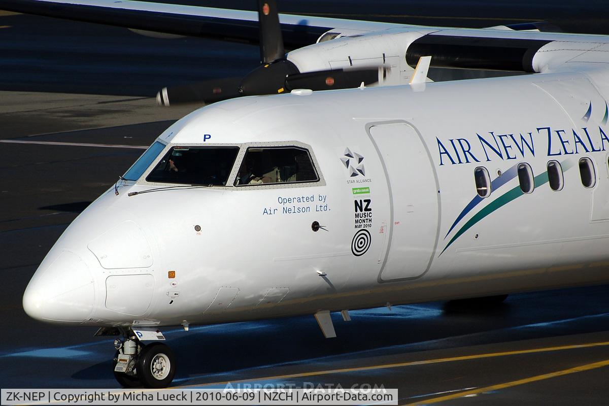 ZK-NEP, 2006 De Havilland Canada DHC-8-311Q Dash 8 C/N 634, At Christchurch