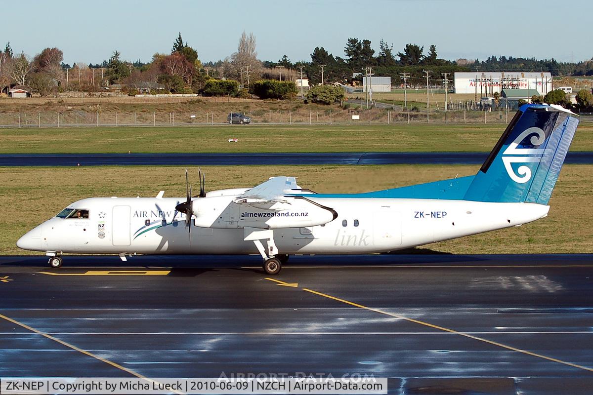 ZK-NEP, 2006 De Havilland Canada DHC-8-311Q Dash 8 C/N 634, At Christchurch