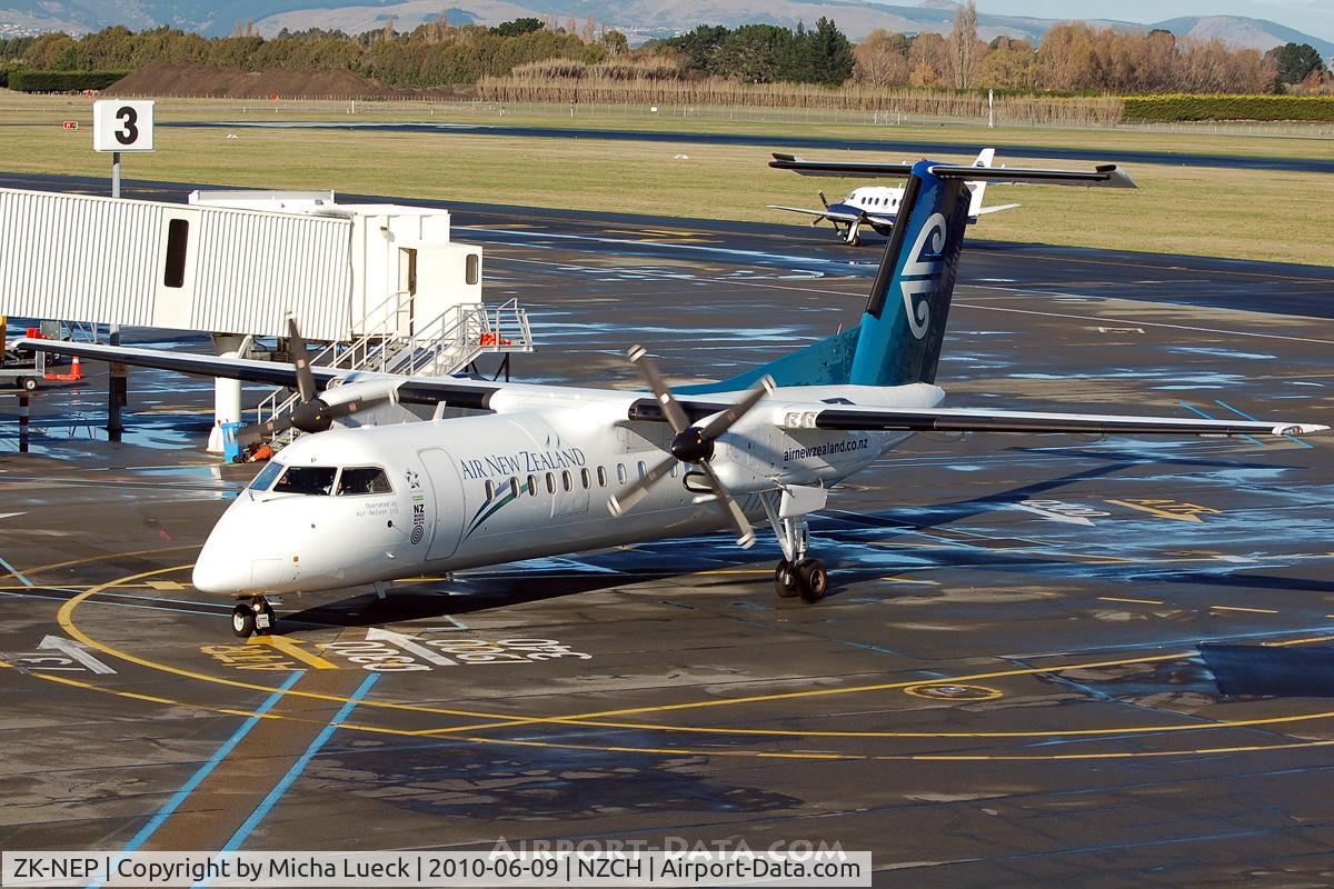 ZK-NEP, 2006 De Havilland Canada DHC-8-311Q Dash 8 C/N 634, At Christchurch