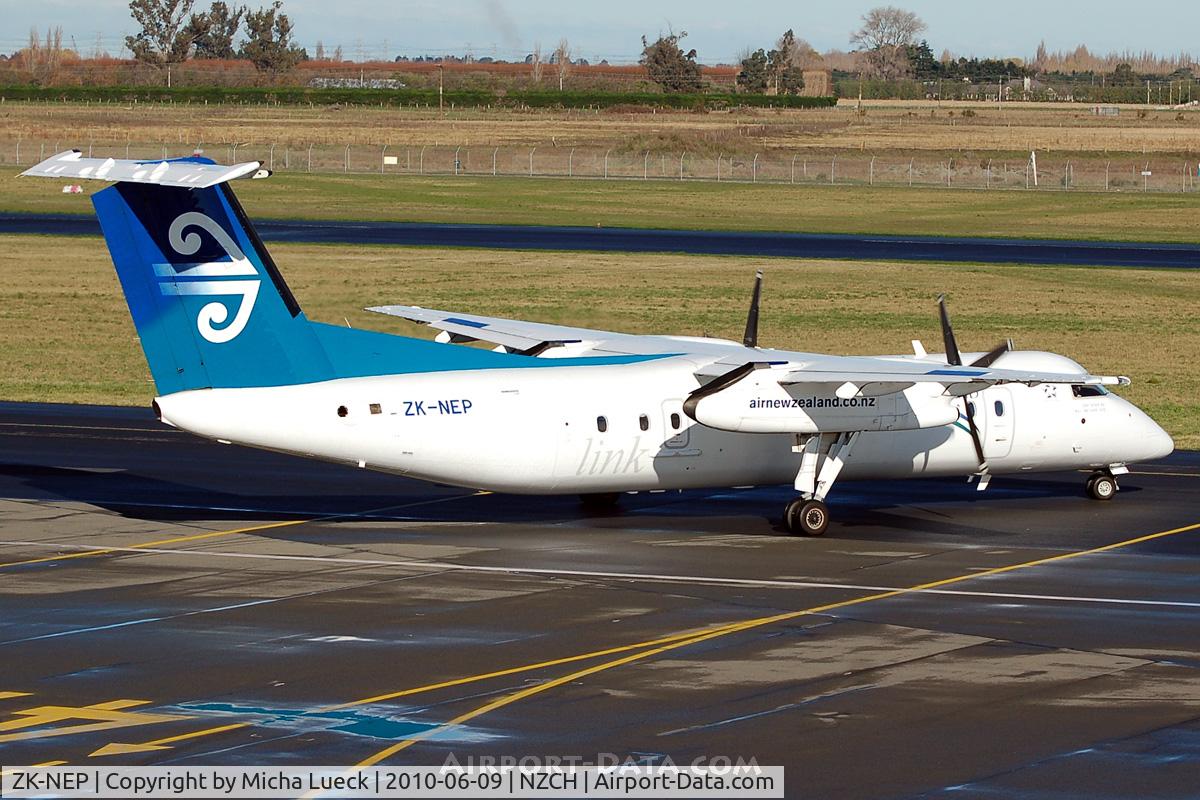 ZK-NEP, 2006 De Havilland Canada DHC-8-311Q Dash 8 C/N 634, At Christchurch