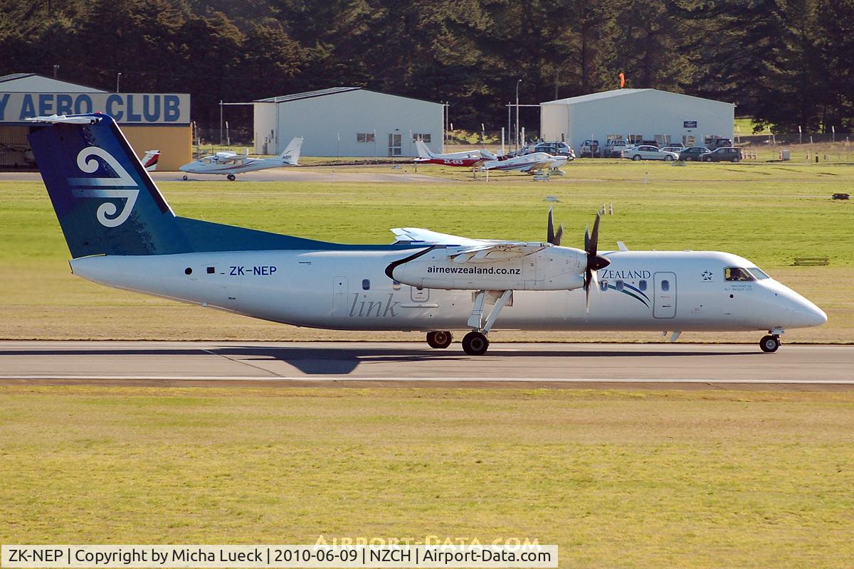 ZK-NEP, 2006 De Havilland Canada DHC-8-311Q Dash 8 C/N 634, At Christchurch