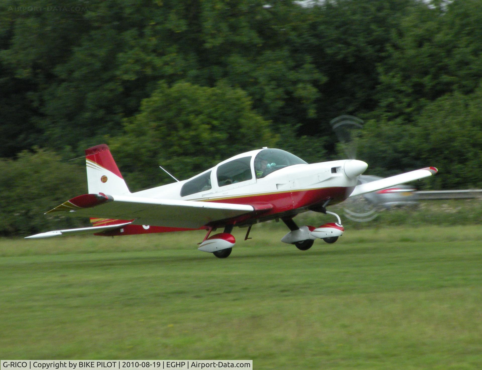 G-RICO, 1993 American General AG-5B Tiger C/N 10162, Resident Blackbushe (EGLK) Tiger getting airbourne from ryw 26.Starlight Foundation Day