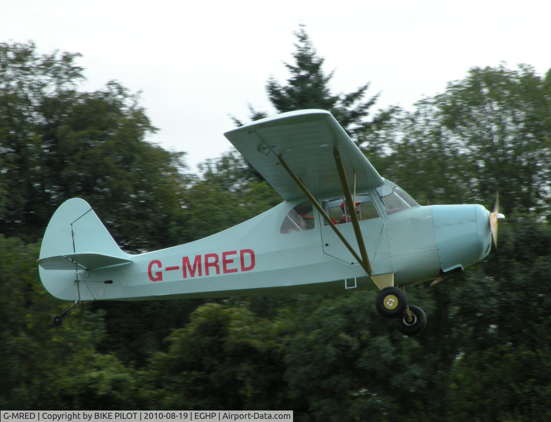 G-MRED, 2007 Christavia MK I C/N PFA 185-12935, Visiting a/c climbing away from rwy 26. Starlight Foundation Day
