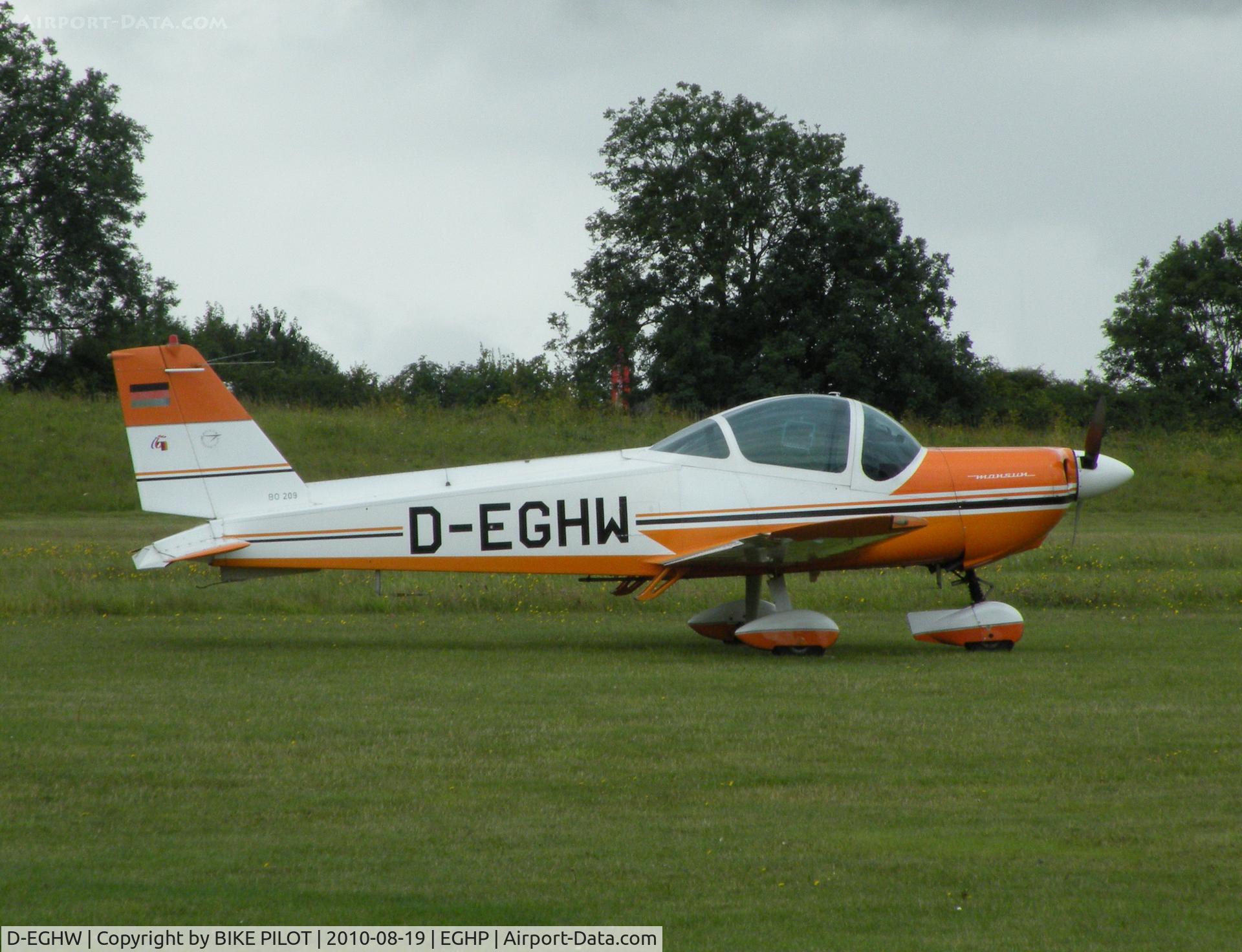 D-EGHW, 1984 Bolkow Bo-209 Monsun 150FV C/N 170, Visiting Monsun. Starlight Foundation Day