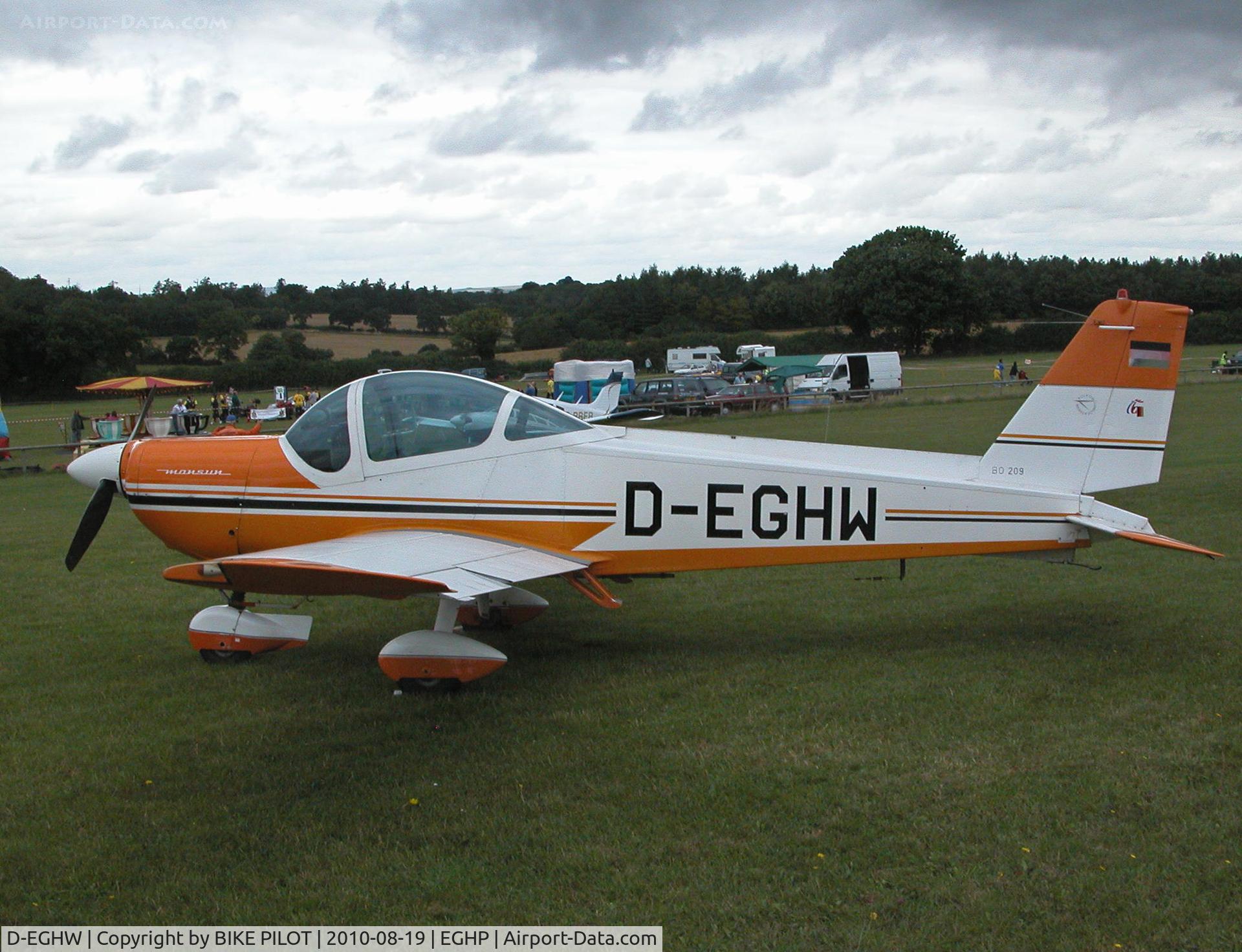 D-EGHW, 1984 Bolkow Bo-209 Monsun 150FV C/N 170, Visiting Monsun. Starlight Foundation Day