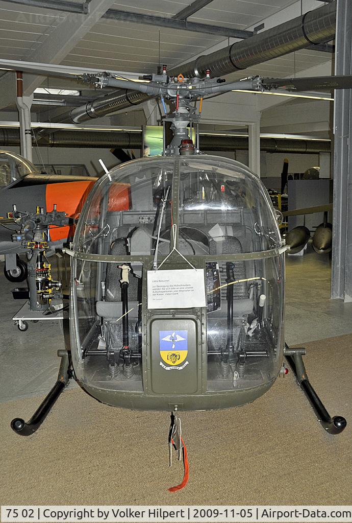 75 02, Sud SE-3130 Alouette II C/N 1180, at Laatzen