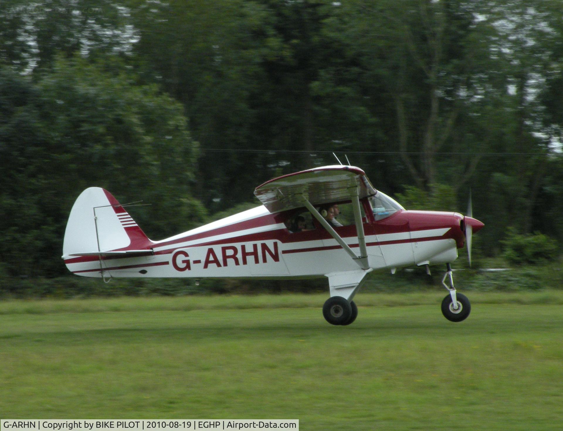 G-ARHN, 1960 Piper PA-22-150 Caribbean C/N 22-7514, Resident a/c just getting airbourne. Starlight Foundation Day