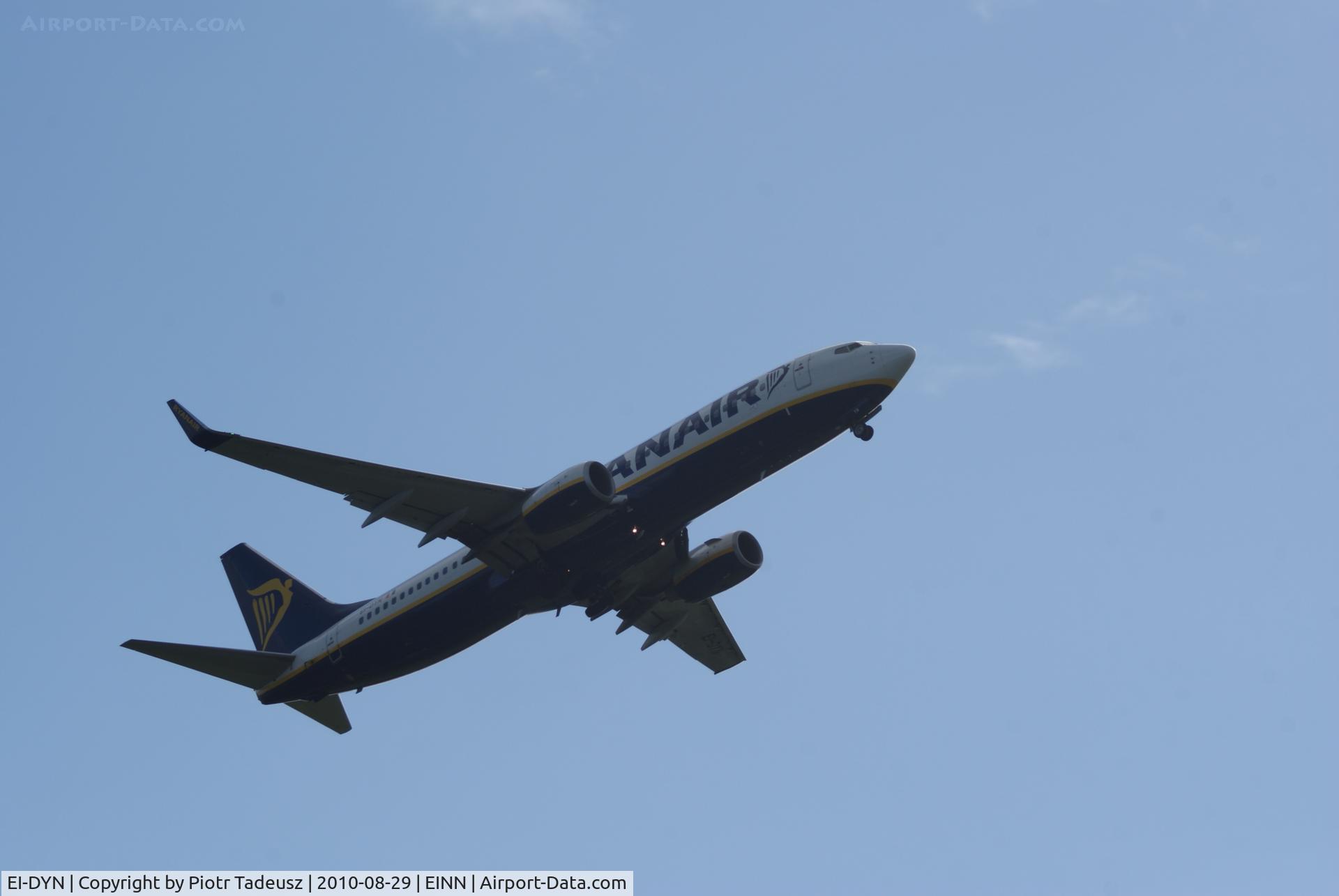 EI-DYN, 2008 Boeing 737-8AS C/N 36576, Shannon