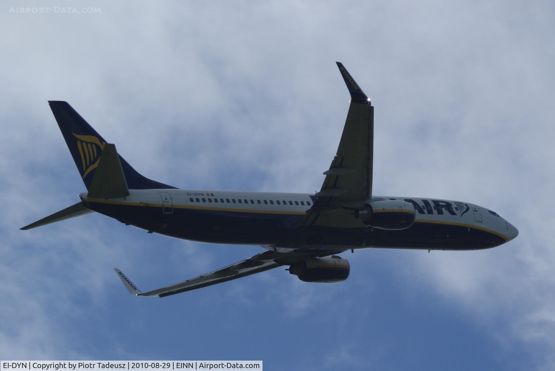 EI-DYN, 2008 Boeing 737-8AS C/N 36576, Shannon
