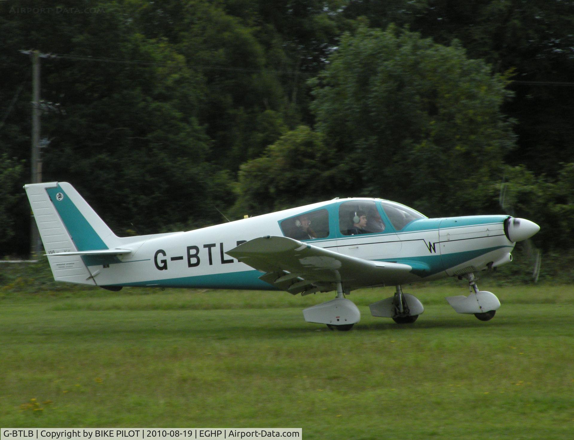 G-BTLB, 1972 Wassmer WA-52 Europa C/N 42, Lima Bravo about to get airbourne from rwy 26. Starlight Foundation Day