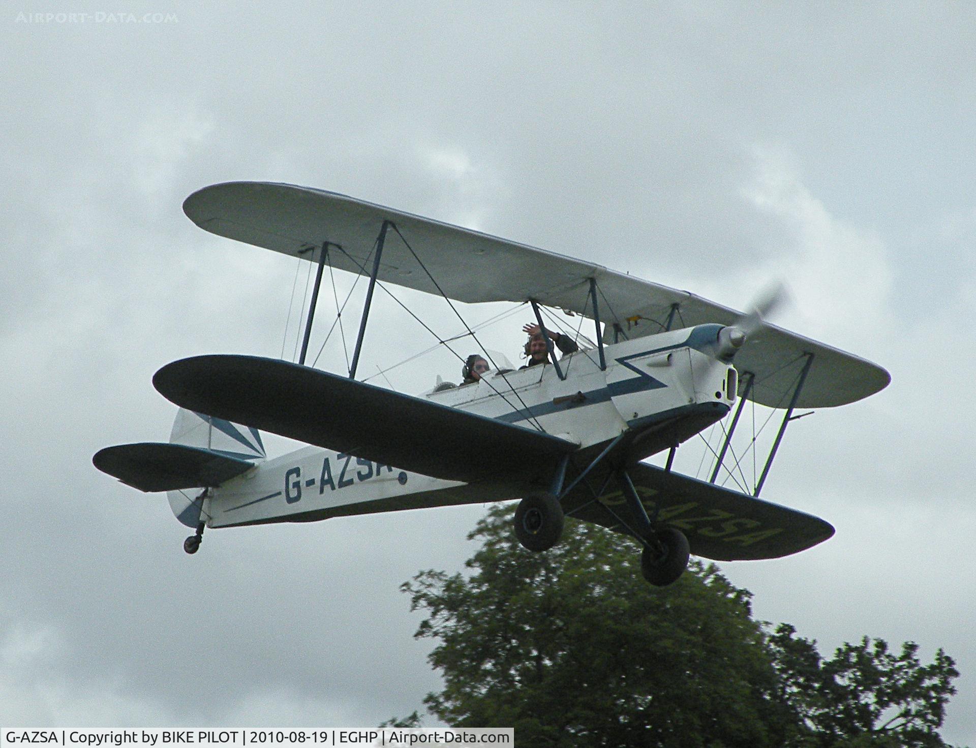G-AZSA, 1962 Stampe-Vertongen SV-4B C/N 64, Sierra Alpha climbing away from rwy 26. Starlight Foundation Day.