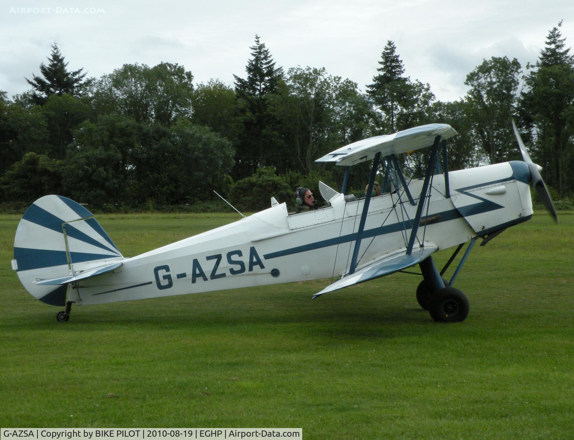 G-AZSA, 1962 Stampe-Vertongen SV-4B C/N 64, Sierra Alpha heading to the pumps. Starlight Foundation Day.