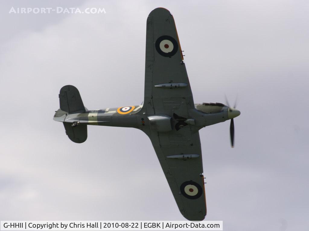 G-HHII, 1940 Hawker (CCF) Hurricane Mk2B C/N CCF/R20023, Displaying at the Sywell Airshow