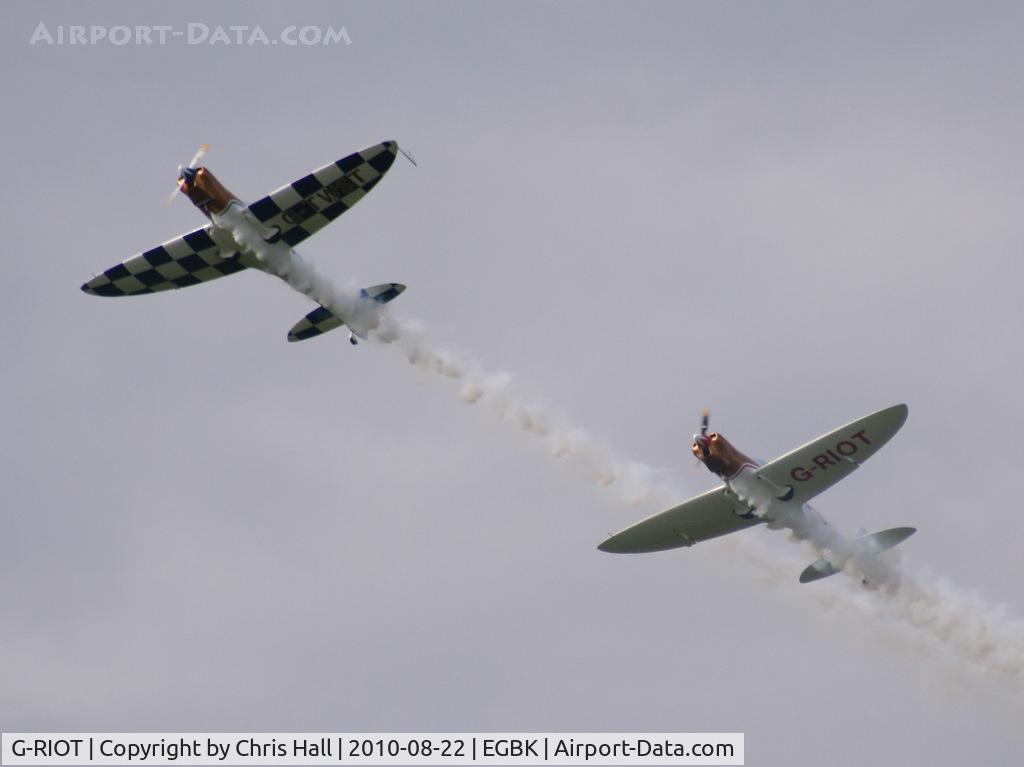 G-RIOT, 2008 Silence Twister C/N PFA 329-14700, Displaying at the Sywell Airshow with G-TWST