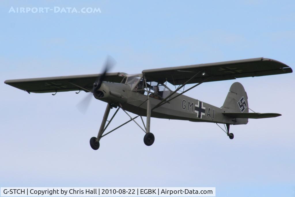 G-STCH, 1942 Fieseler Fi-156A-1 Storch C/N 2088, displaying at the Sywell Airshow