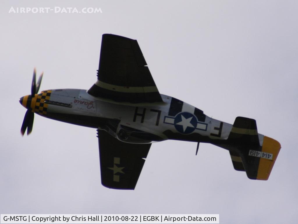 G-MSTG, 1945 North American P-51D Mustang C/N 124-48271, displaying at the Sywell Airshow