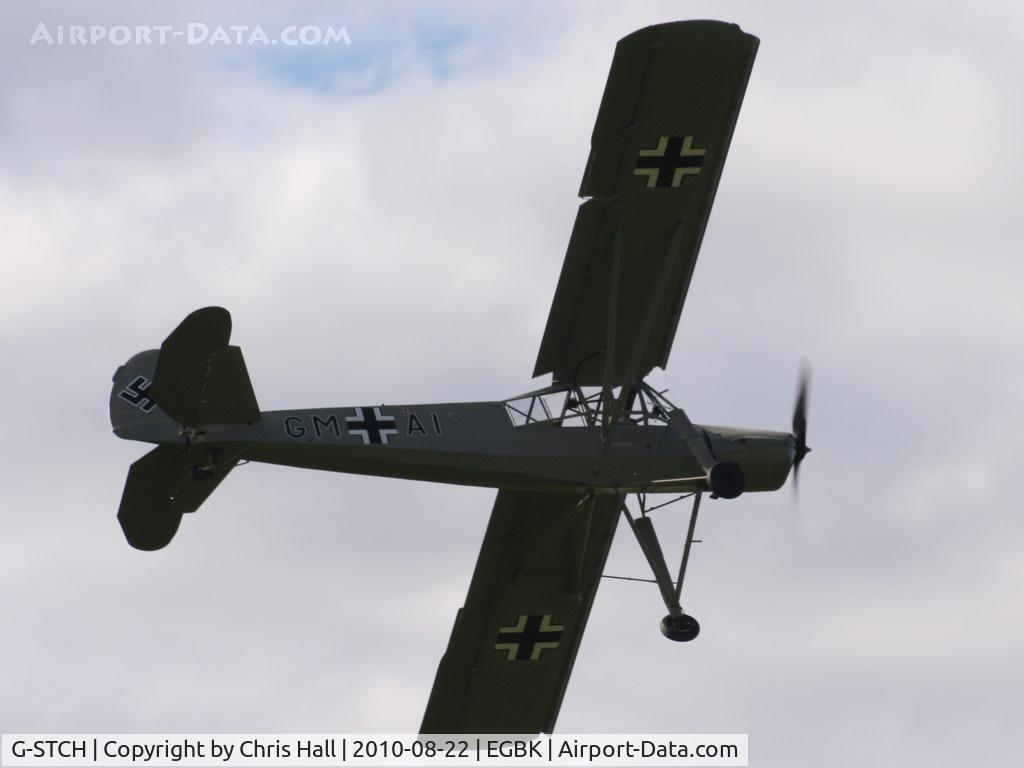 G-STCH, 1942 Fieseler Fi-156A-1 Storch C/N 2088, displaying at the Sywell Airshow