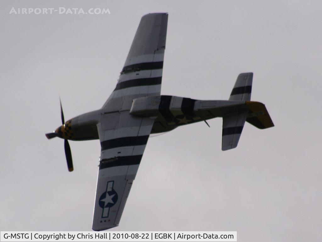 G-MSTG, 1945 North American P-51D Mustang C/N 124-48271, displaying at the Sywell Airshow