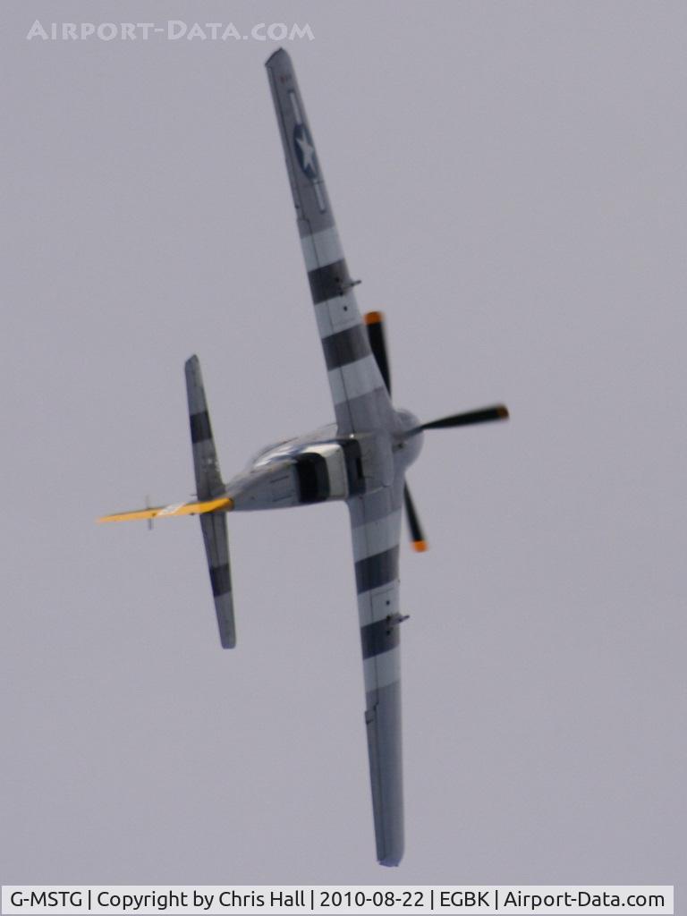 G-MSTG, 1945 North American P-51D Mustang C/N 124-48271, displaying at the Sywell Airshow