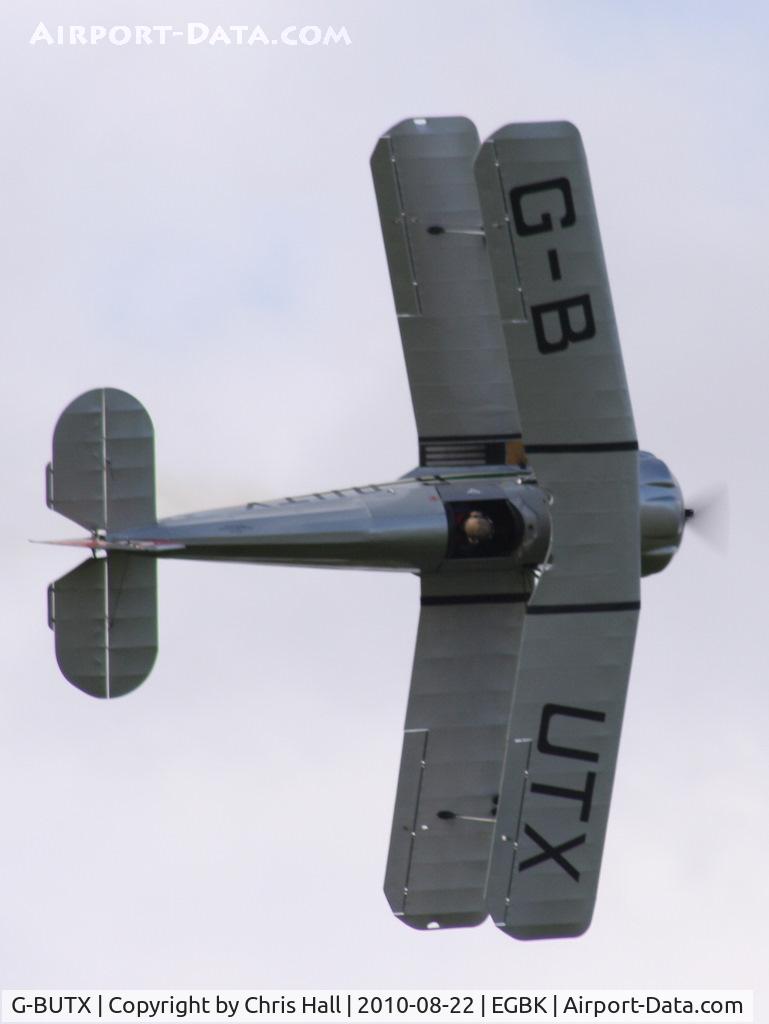 G-BUTX, 1940 Bucker Bu-133C Jungmeister C/N ES.1-4, displaying at the Sywell Airshow
