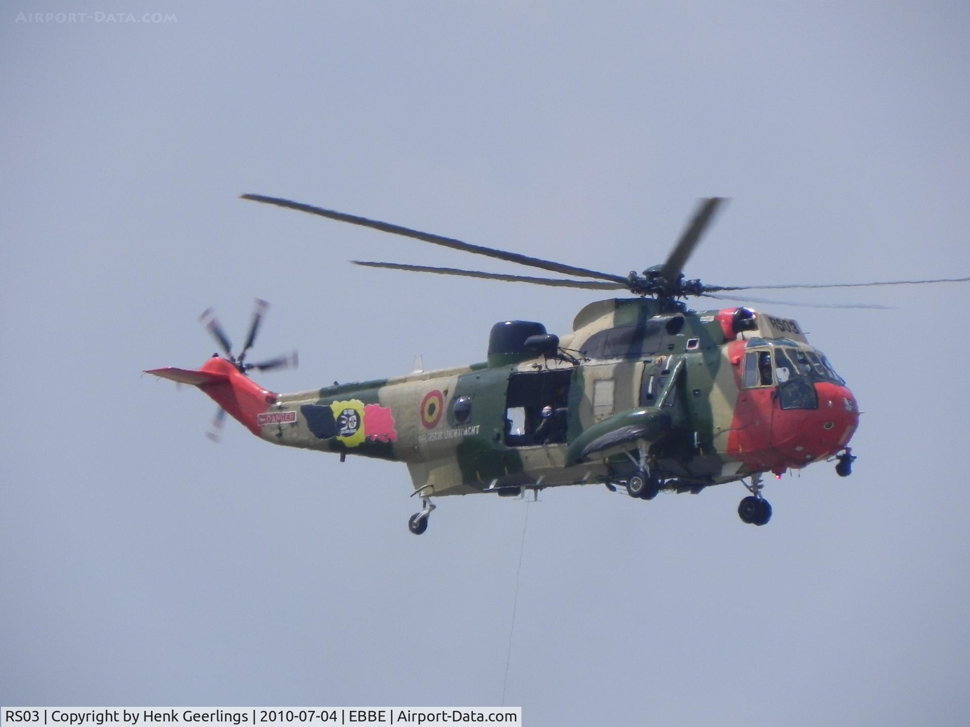 RS03, 1976 Westland Sea King Mk.48 C/N WA833, Beauvechain AFB , Belgium