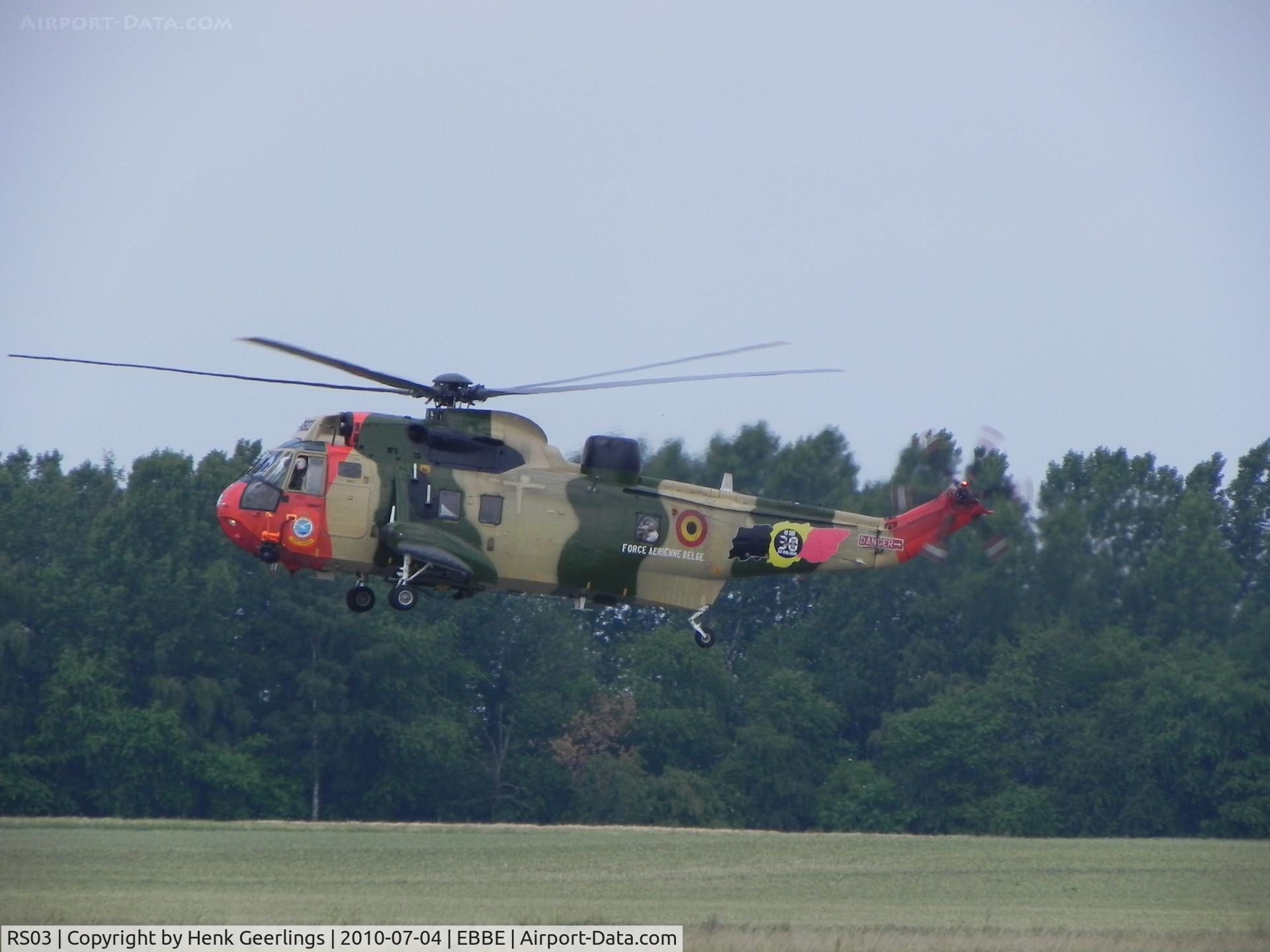 RS03, 1976 Westland Sea King Mk.48 C/N WA833, Beauvechain AFB , Belgium