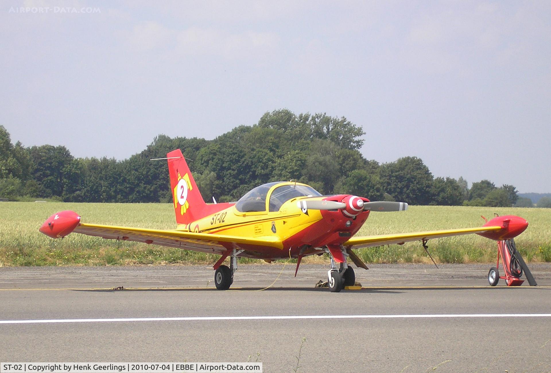 ST-02, SIAI-Marchetti SF-260M C/N 10-02, Beauvechain AFB , Belgium