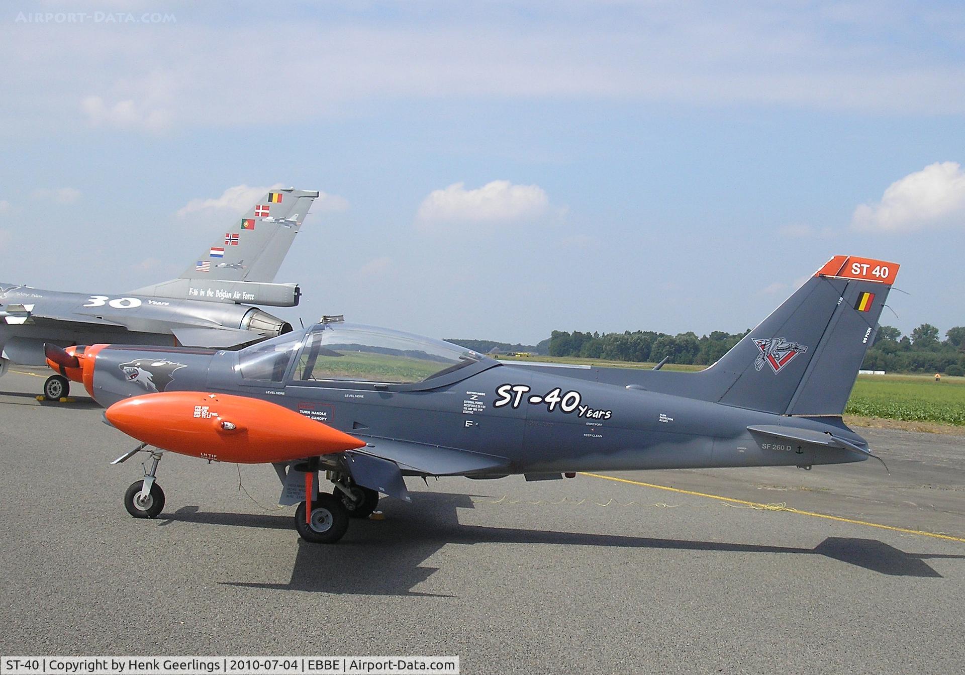 ST-40, 1992 SIAI-Marchetti SF-260D C/N 840, Beauvechain AFB , Belgium