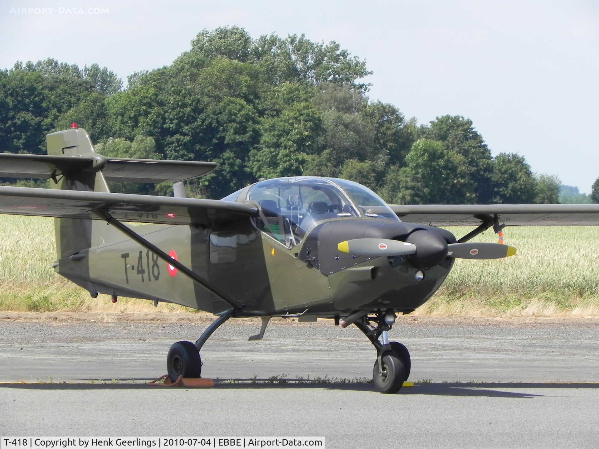 T-418, Saab T-17 Supporter C/N 15-218, Beauvechain AFB , Belgium