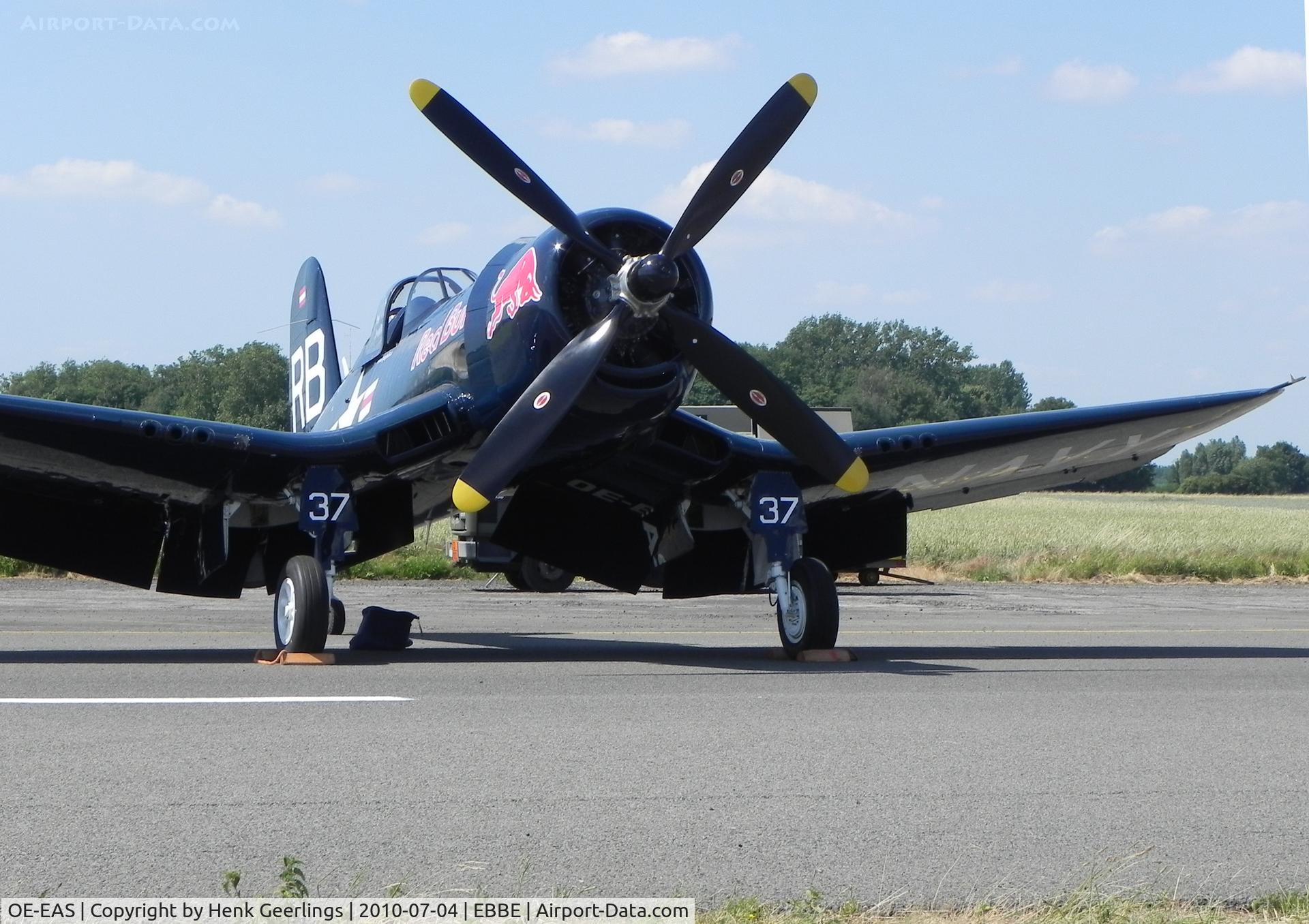 OE-EAS, 1945 Vought F4U-4 Corsair C/N 9149, Beauvechain AFB , Belgium