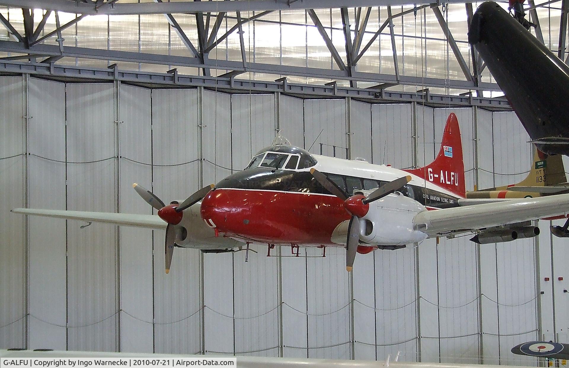 G-ALFU, 1949 De Havilland DH-104 Dove 6 C/N 04234, De Havilland D.H.104 Dove 6 at the Imperial War Museum, Duxford