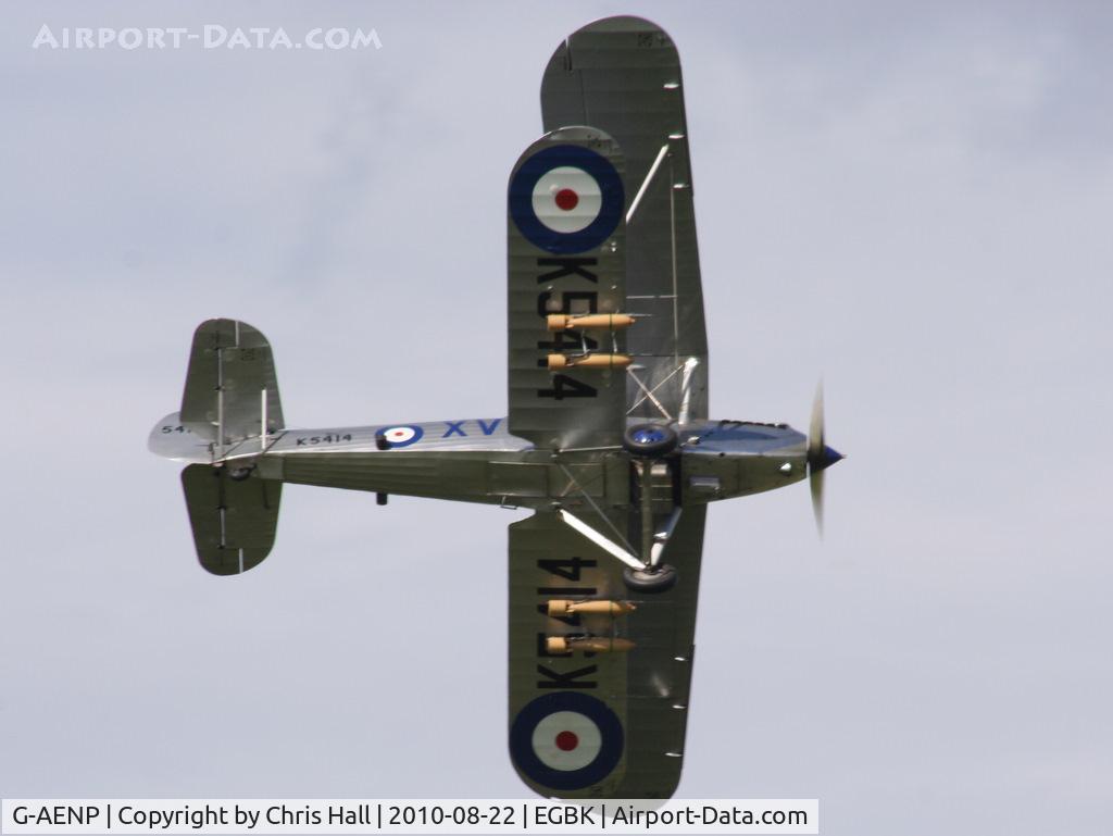 G-AENP, 1935 Hawker Hind C/N 41H/81902, displaying at the Sywell Airshow