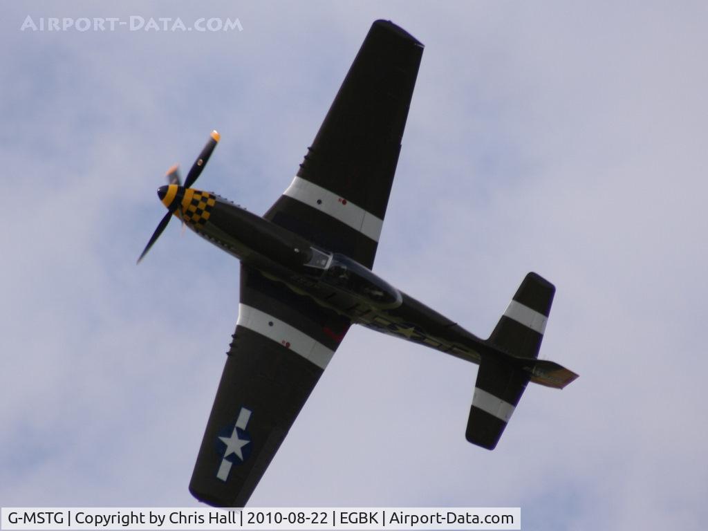 G-MSTG, 1945 North American P-51D Mustang C/N 124-48271, displaying at the Sywell Airshow