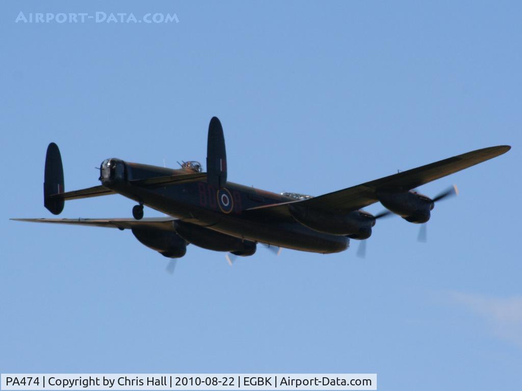 PA474, 1945 Avro 683 Lancaster B1 C/N VACH0052/D2973, displaying at the Sywell Airshow