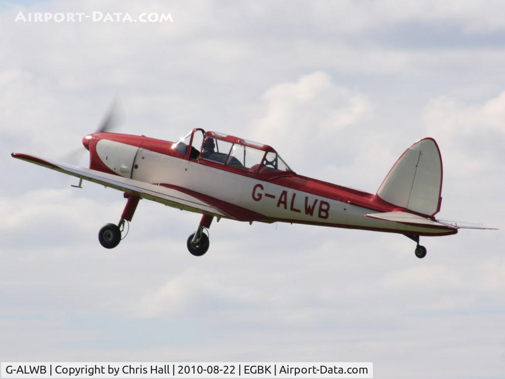 G-ALWB, 1950 De Havilland DHC-1 Chipmunk 22A C/N C1/0100, displaying at the Sywell Airshow