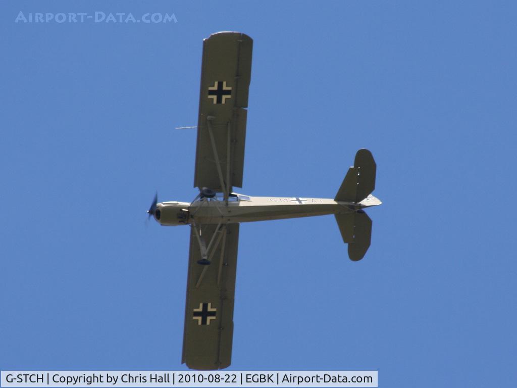 G-STCH, 1942 Fieseler Fi-156A-1 Storch C/N 2088, displaying at the Sywell Airshow