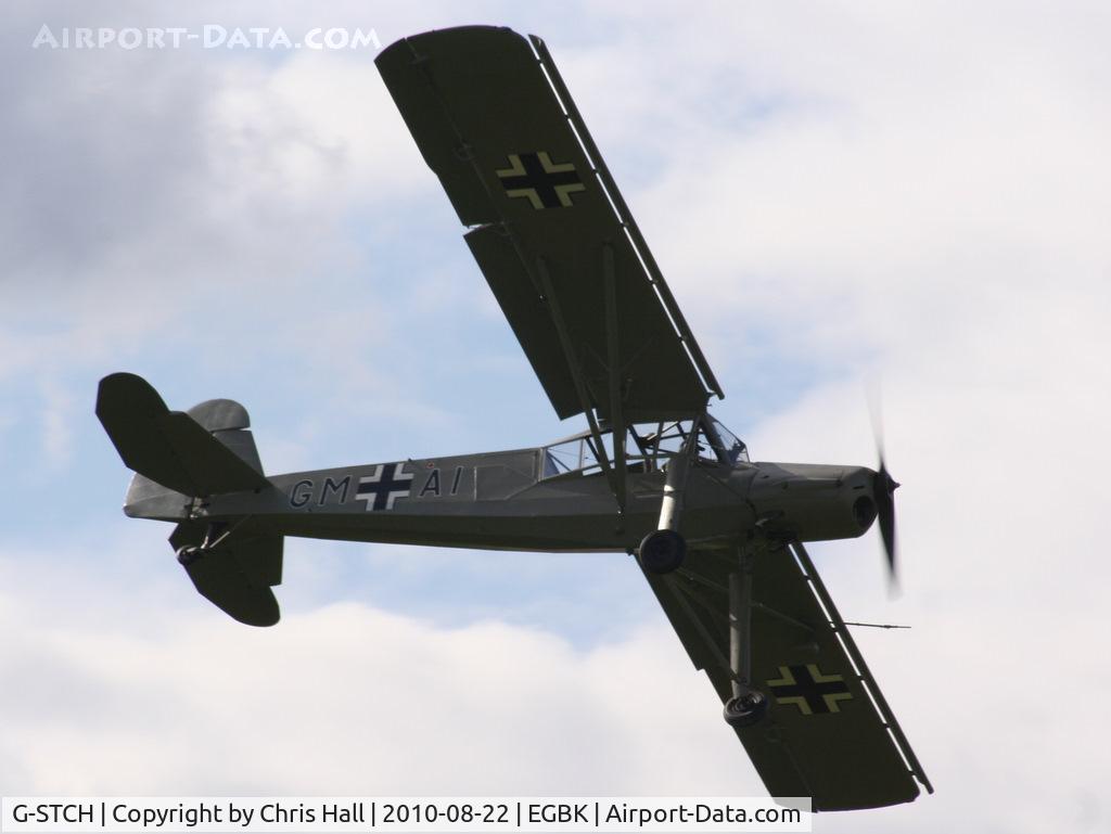 G-STCH, 1942 Fieseler Fi-156A-1 Storch C/N 2088, displaying at the Sywell Airshow