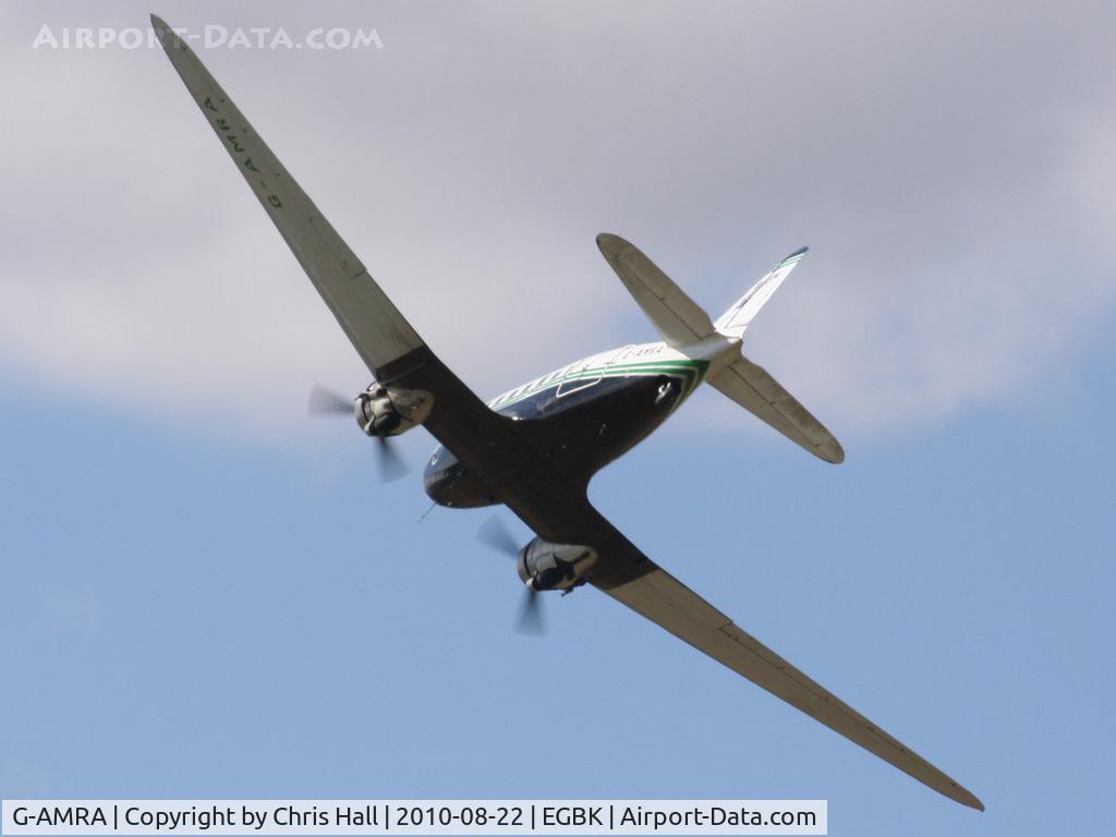 G-AMRA, 1944 Douglas DC-3C (C-47B-15-DK) C/N 15290, displaying at the Sywell Airshow