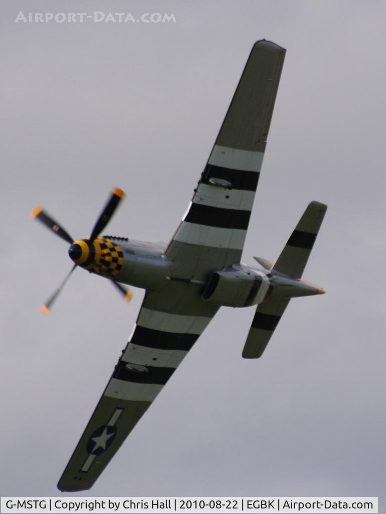 G-MSTG, 1945 North American P-51D Mustang C/N 124-48271, displaying at the Sywell Airshow
