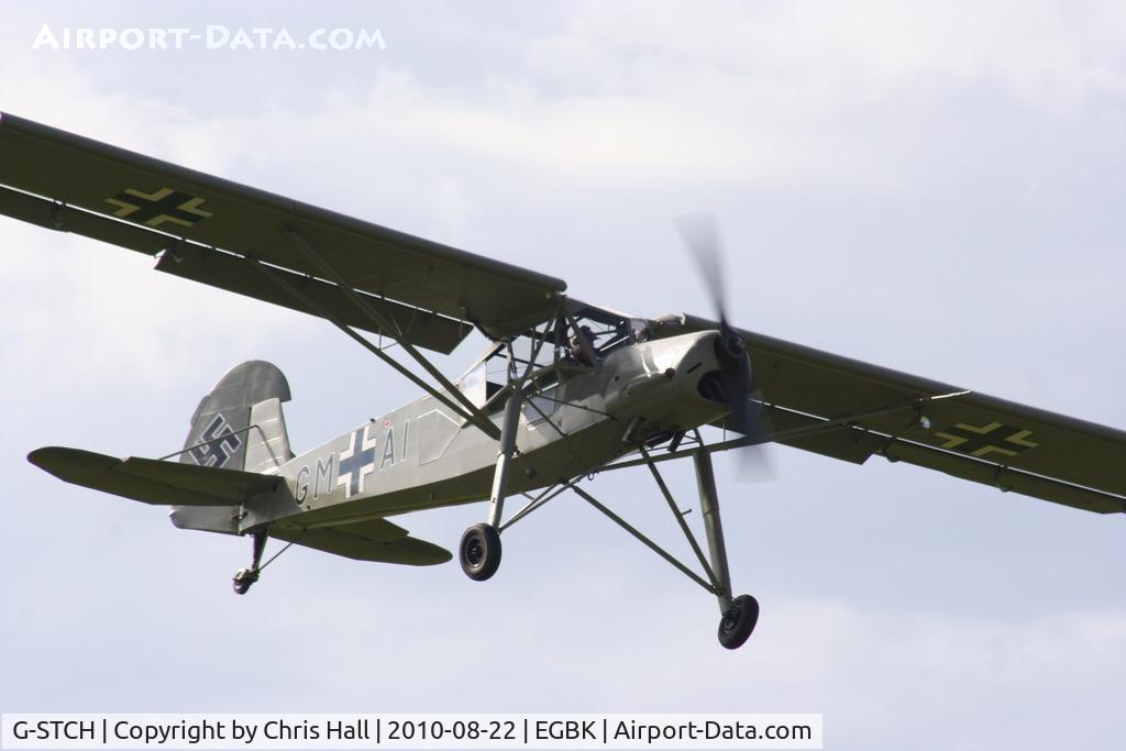 G-STCH, 1942 Fieseler Fi-156A-1 Storch C/N 2088, displaying at the Sywell Airshow