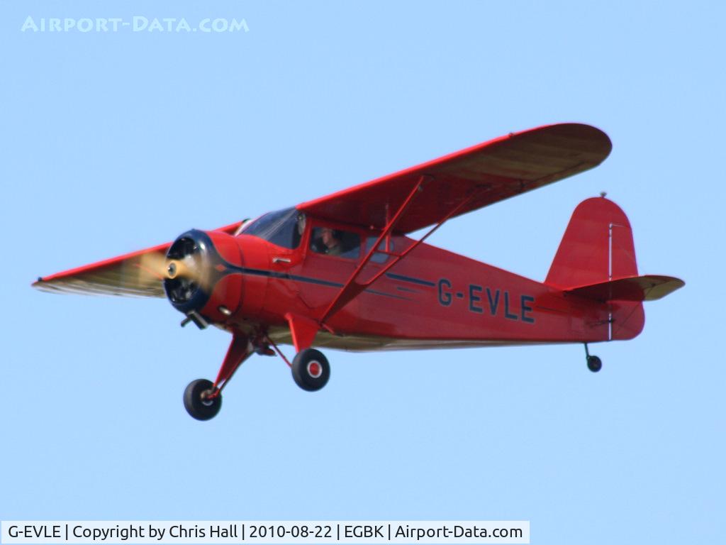 G-EVLE, 1939 Rearwin 8125 Cloudster C/N 803, displaying at the Sywell Airshow