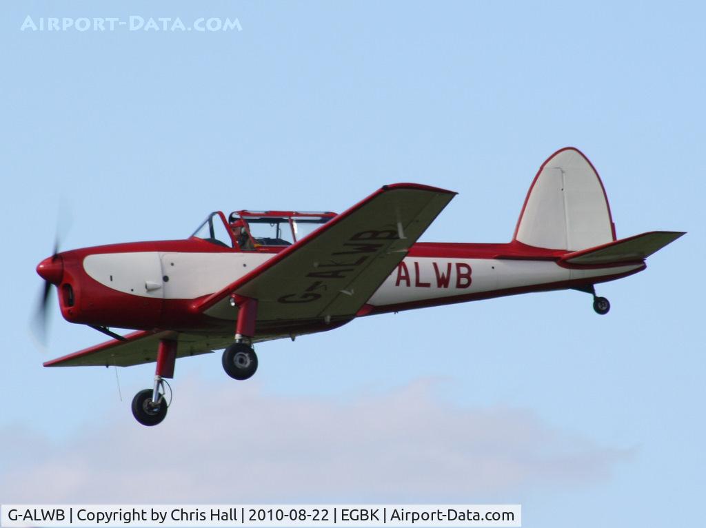 G-ALWB, 1950 De Havilland DHC-1 Chipmunk 22A C/N C1/0100, displaying at the Sywell Airshow