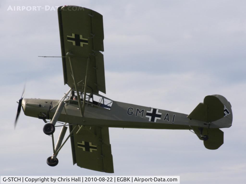 G-STCH, 1942 Fieseler Fi-156A-1 Storch C/N 2088, displaying at the Sywell Airshow