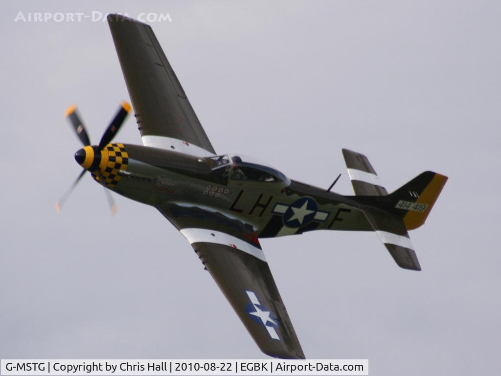 G-MSTG, 1945 North American P-51D Mustang C/N 124-48271, displaying at the Sywell Airshow