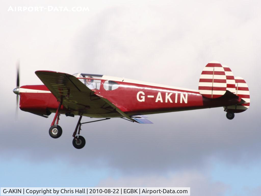 G-AKIN, 1947 Miles M38 Messenger 2A C/N 6728, displaying at the Sywell Airshow