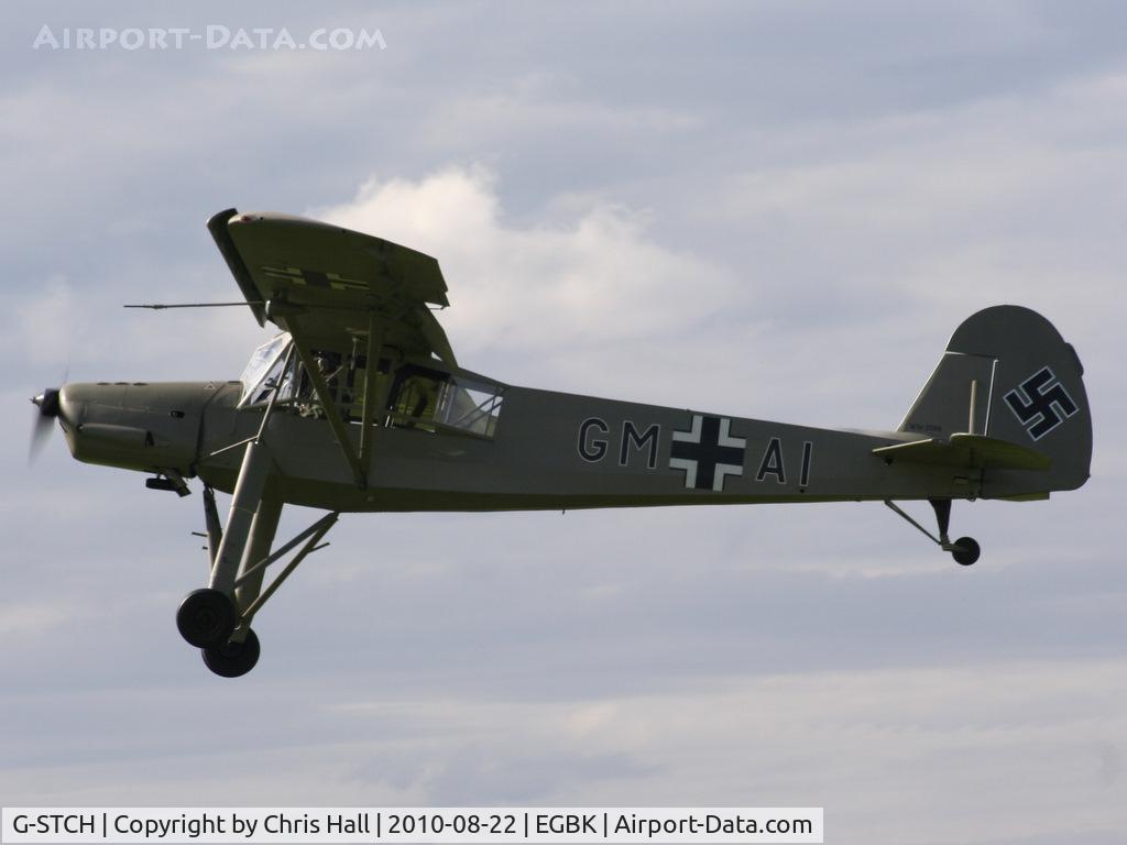 G-STCH, 1942 Fieseler Fi-156A-1 Storch C/N 2088, displaying at the Sywell Airshow