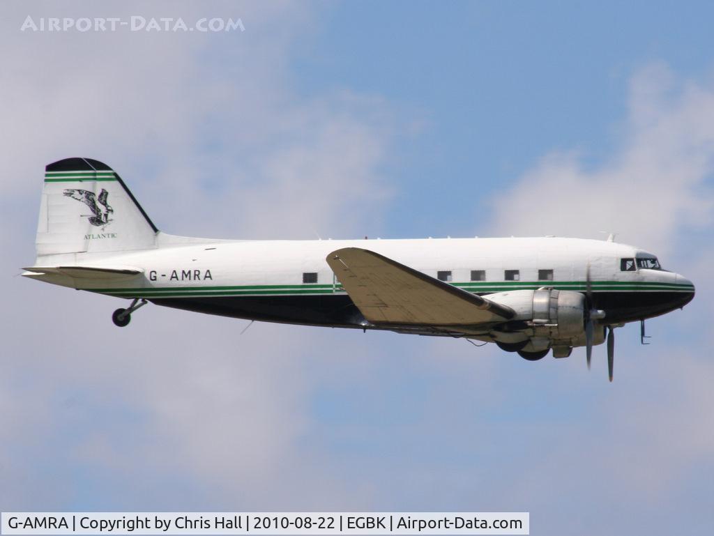 G-AMRA, 1944 Douglas DC-3C (C-47B-15-DK) C/N 15290, displaying at the Sywell Airshow