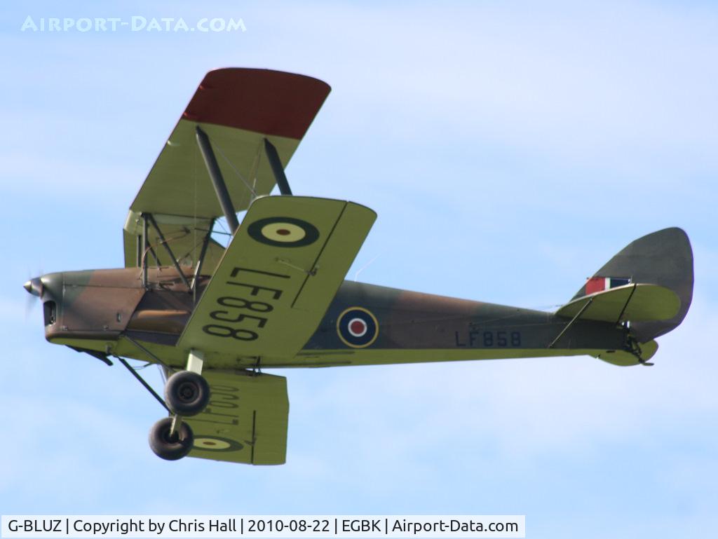 G-BLUZ, 1944 De Havilland DH.82B Queen Bee C/N 1435, displaying at the Sywell Airshow